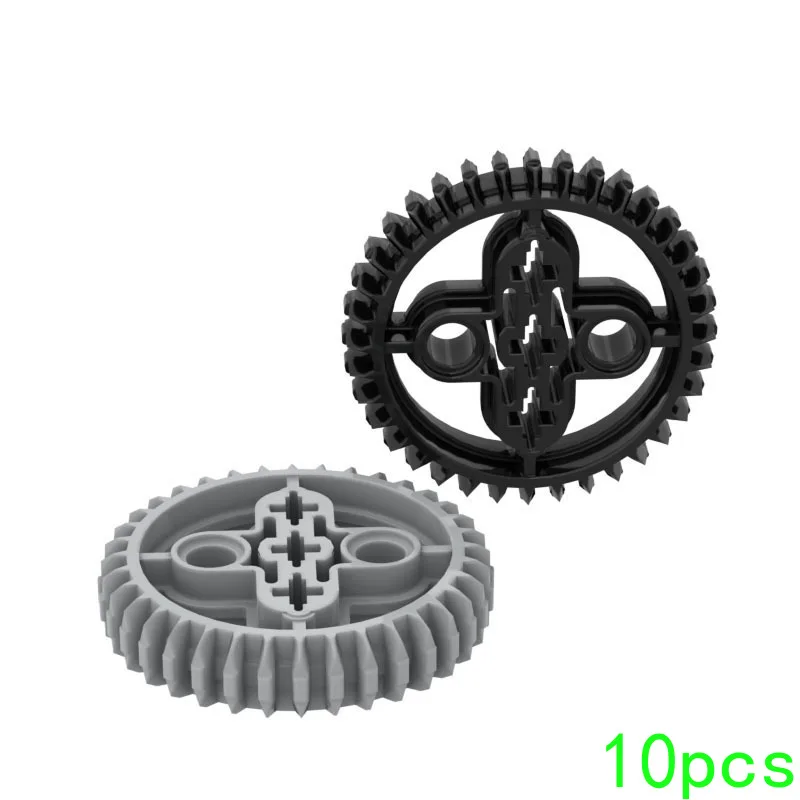 10PCS High-Tech Assemble Particle 32498 36 Tooth Gear Outer Diameter 37.3 Building Blocks Kit Replaceable Part Toys For Children