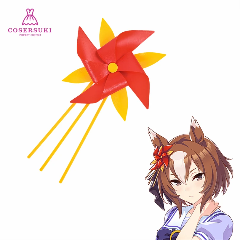 Acessórios de Cabelo Impressos em 3D para Cosplay de Uma Musume Pretty Derby Yaeno Muteki - Perfeitos para Halloween, Carnaval e Convenções