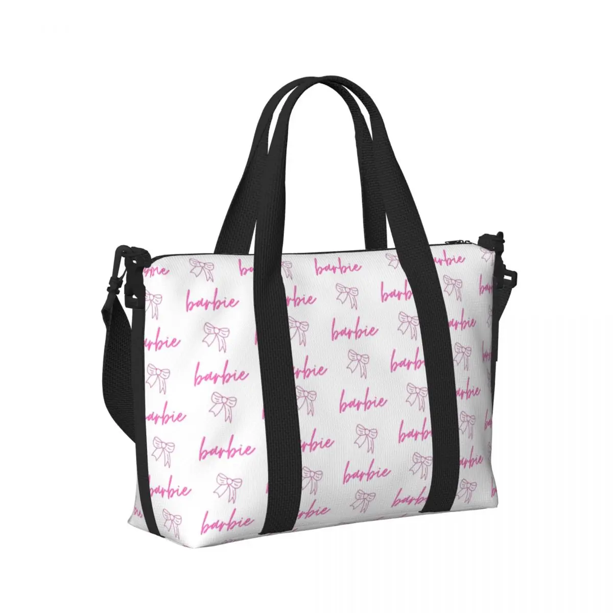 Sac fourre-tout sans couture personnalisé pour femme, grands barbies, Rosa DD Butter, shopper initié, sac de voyage pour salle de sport de plage