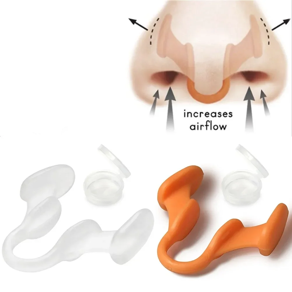 1Pc Silicone Nose Clip Anti Snoring Nasal Dilator Stop Snore Aid Easy Breathe Improve Sleeping Rhinitis