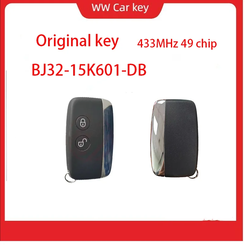 

2 кнопки, 434 МГц, умный дистанционный ключ, бесконтактный ключ для Land Rover, оригинальный дистанционный ключ от автомобиля, чип PCF7953P ID49