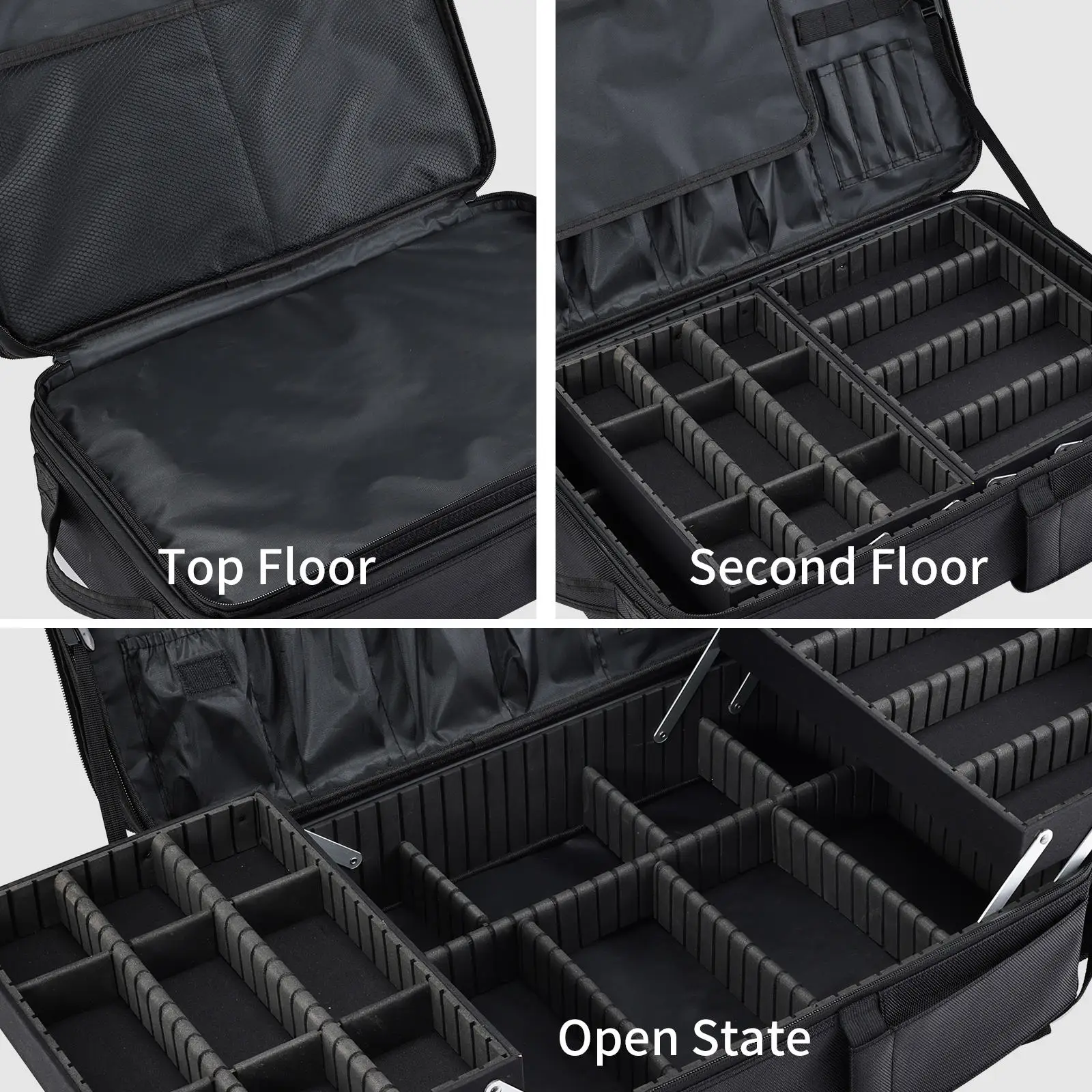 Professional Barber Supplies Large Capacity Portable Barber Hairdressing Tools Storage Bag Barber Cosmetic Backpack