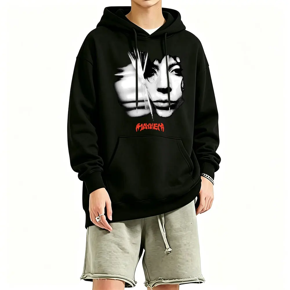 

Hot Sale Lady Gaga The Mayhem Ball Tour 2026 Hoodie Men Women Fashion Vintage Streetwear Male Casual Oversized Pullover Hoodies