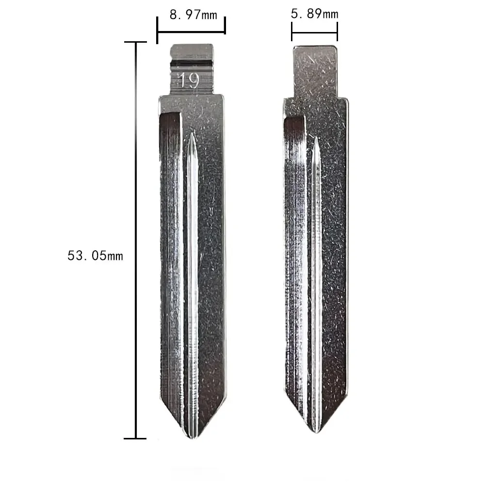10Pcs Uncut Flip Metal Key Blade FO38 For Ford Lincoln Mercury KD Keydiy Xhorse VVDI Remote - view 2