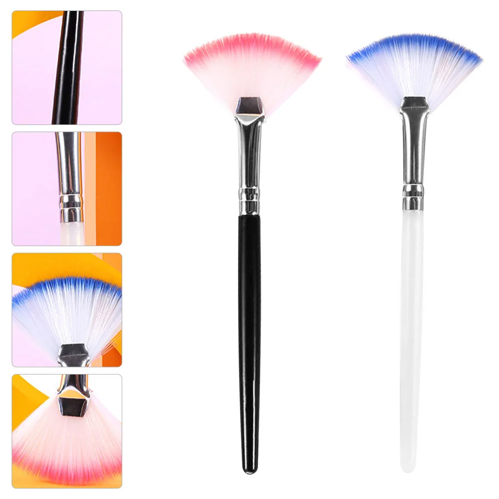 قطعتان من قناع الوجه بشعيرات ناعمة وقناع النوم وأداة التجميل ومستلزمات المكياج لكريم أحمر الخدود