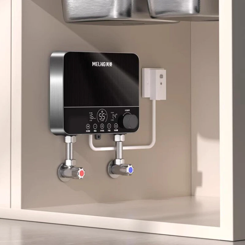 Instant Mini Tankless Water Heater Household Under Counter Hot Water Heater for Kitchen Bathroom