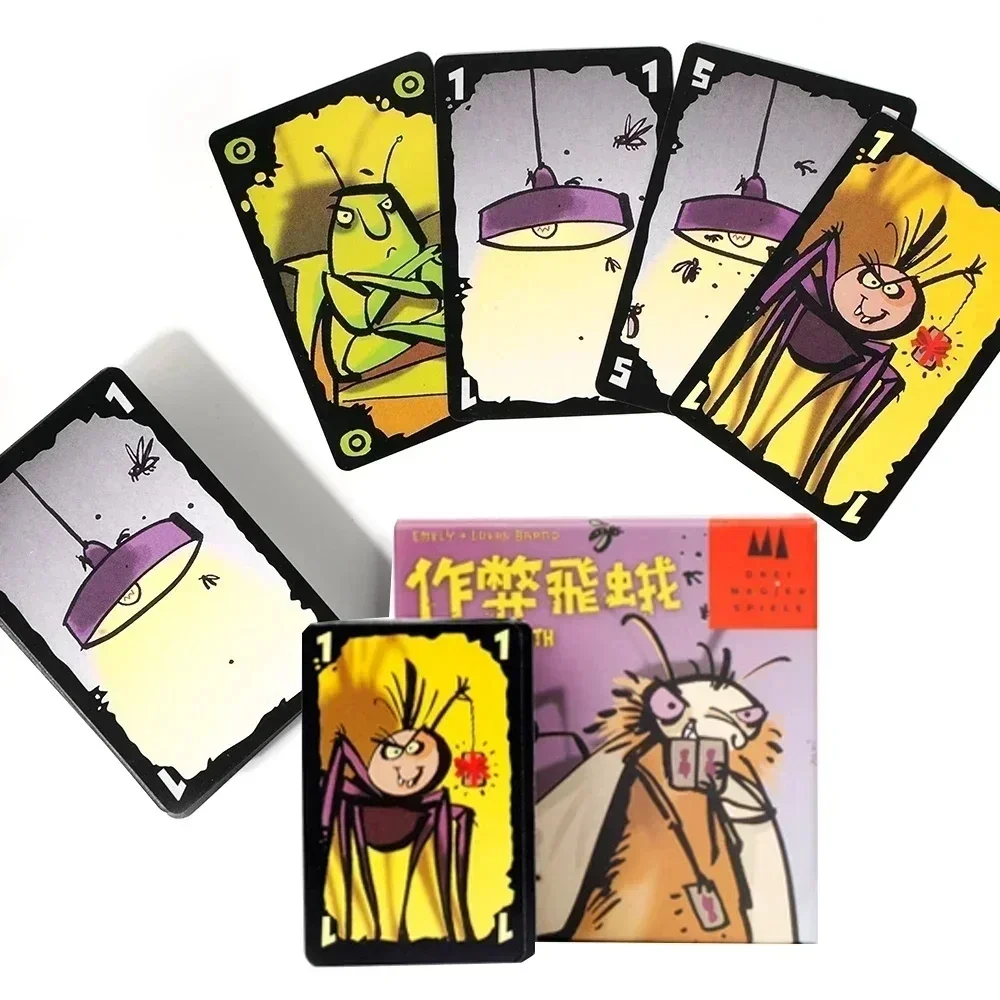 Moth Cheating Tactics Unleashed: Card Game – A Must-Have for Poker Nights Spanish German Adult Children Leisure Party Game