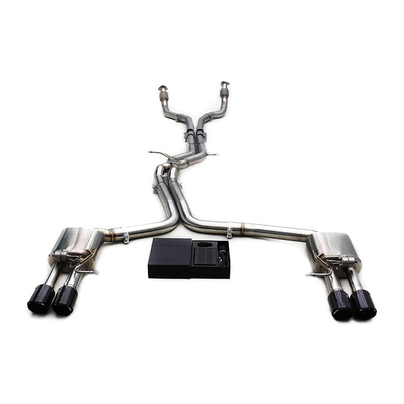 

Yooking Stainless Steel Exhasut Pipe For Audi S6/S7 C7 4.0T 2013-2018 Valvetronic Muffler System