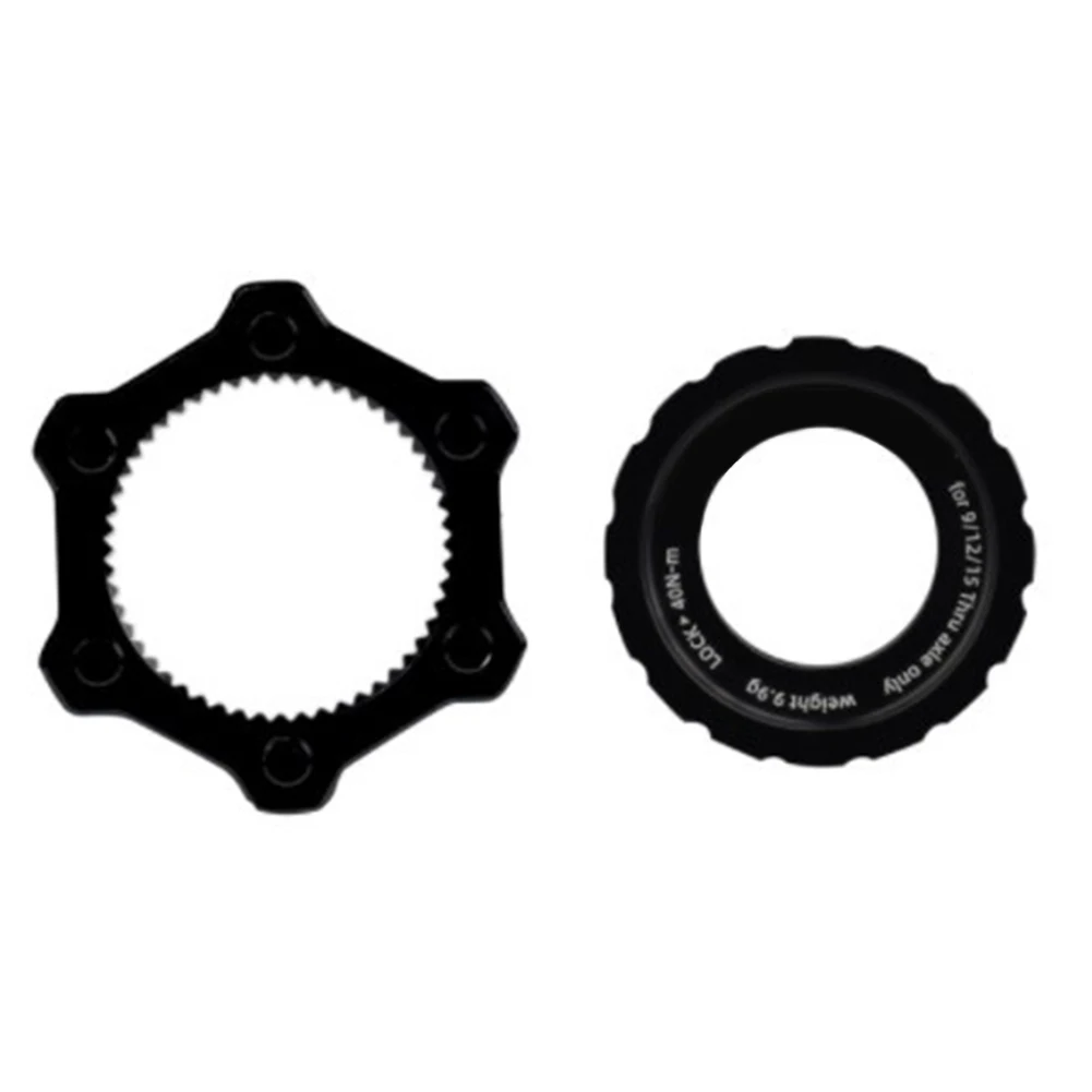 Disc Brake Conversion Center Lock Adapter Disc Brake Enhancement Long-lasting Durability User-friendly Installation