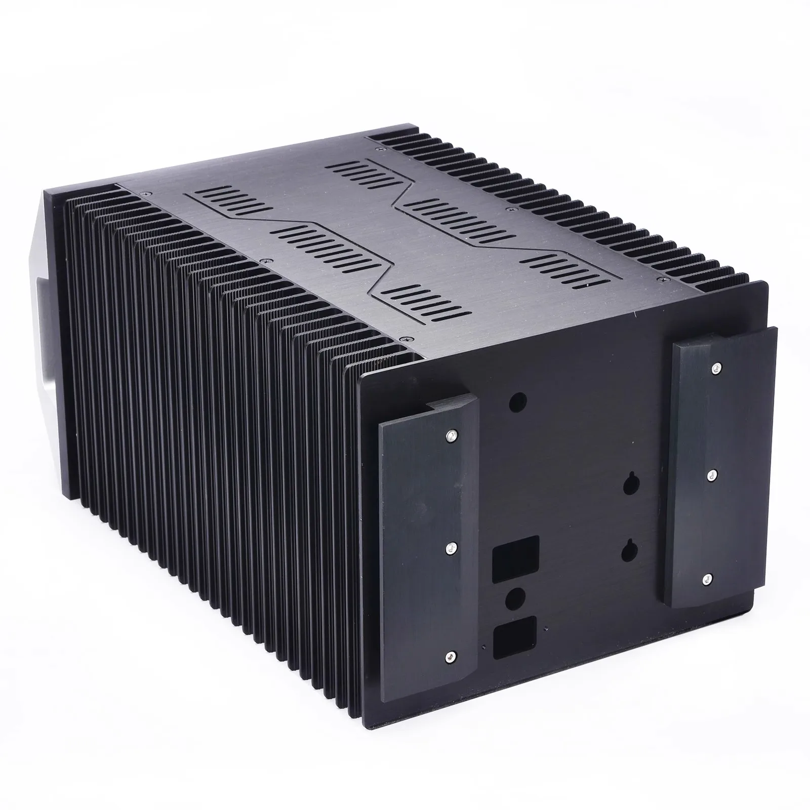 1 пара MC2620, полностью алюминиевый корпус, моноаудиокорпус, разделенный корпус усилителя класса A, коробка усилителя мощности