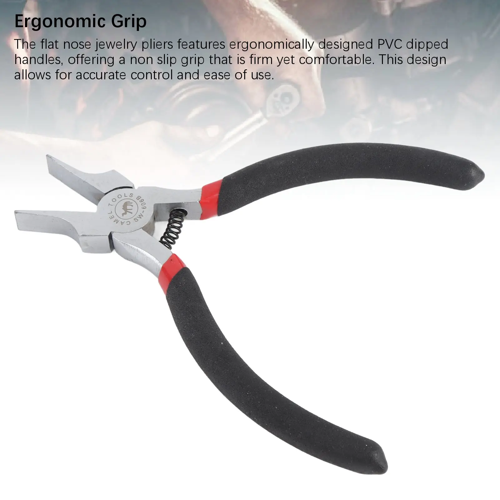 Flat Nose Pliers Protective Coating Multifunctional Thin Flat Needle Nose Pliers Ni Iron Alloy for Manipulating Metal Wires