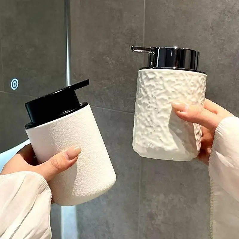 Textured Foaming Soap Dispenser - Auto Mousse Maker for Face & Body Wash