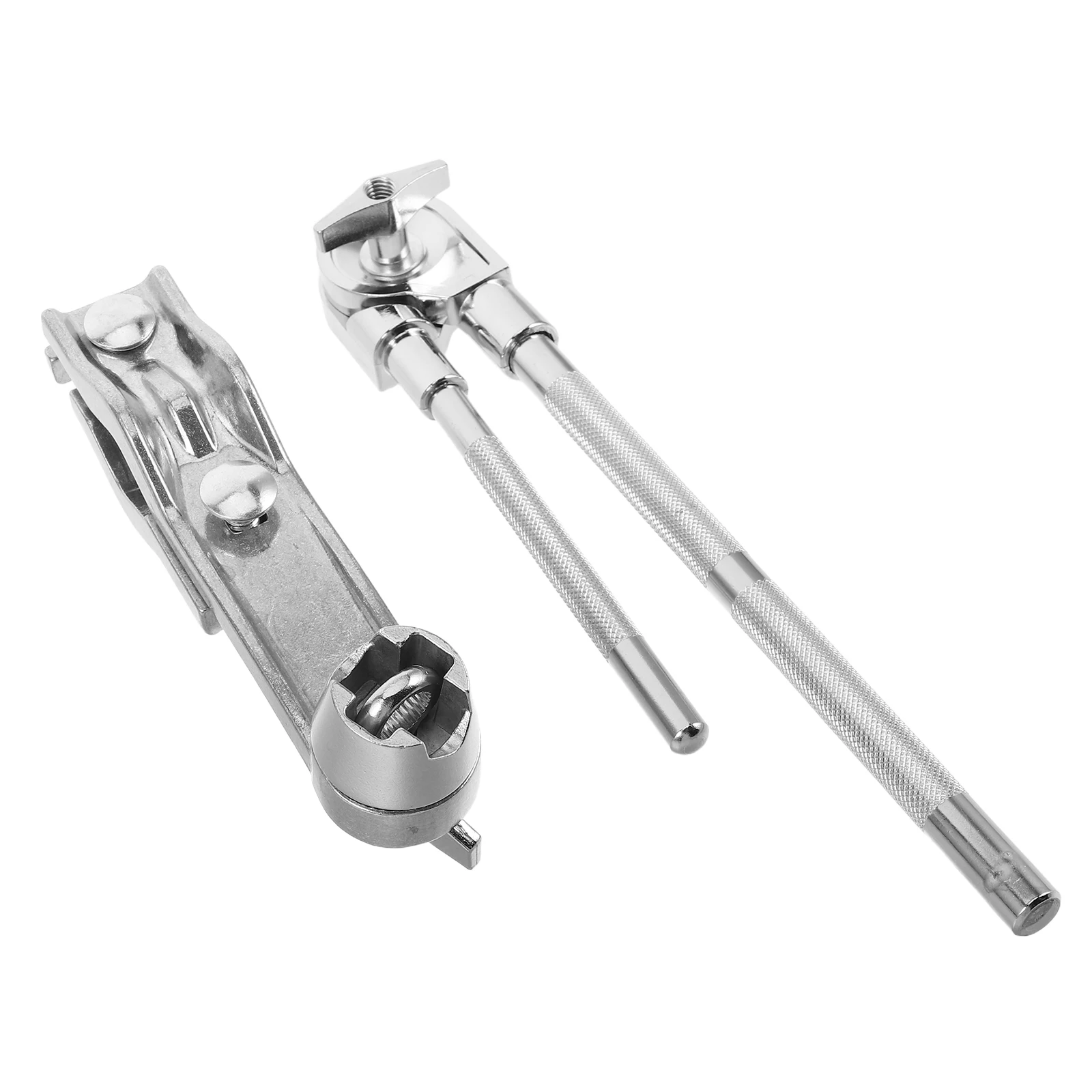 

1Set Cowbell Clamp Drum Rack Extension Percussion Mount Adjustable Drum Kit Hardware Cowbells Clamp Cowbell Mount