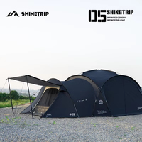 ShineTrip Outdoor Tent PU3000MM Waterproof Silver Coated Camping Shade Dome Tent Dome Canopy Rain And Sun Self-driving