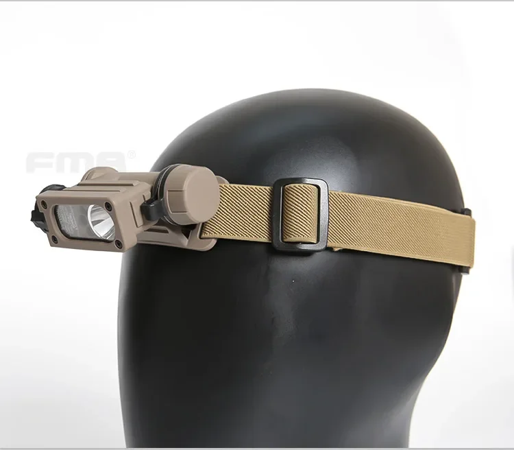FMA Tactical Compact II IR LED Headlamp Portable Outdoor Signal Light / Helmet Rail Shroud Mount