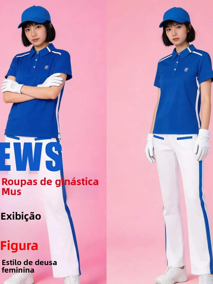 light-blue-thin-short-sleeve-fitness-suit-for-women-outdoor-sports-set-by-mingyan-teacher-jiamusi-square-dance-polyester-fabric
