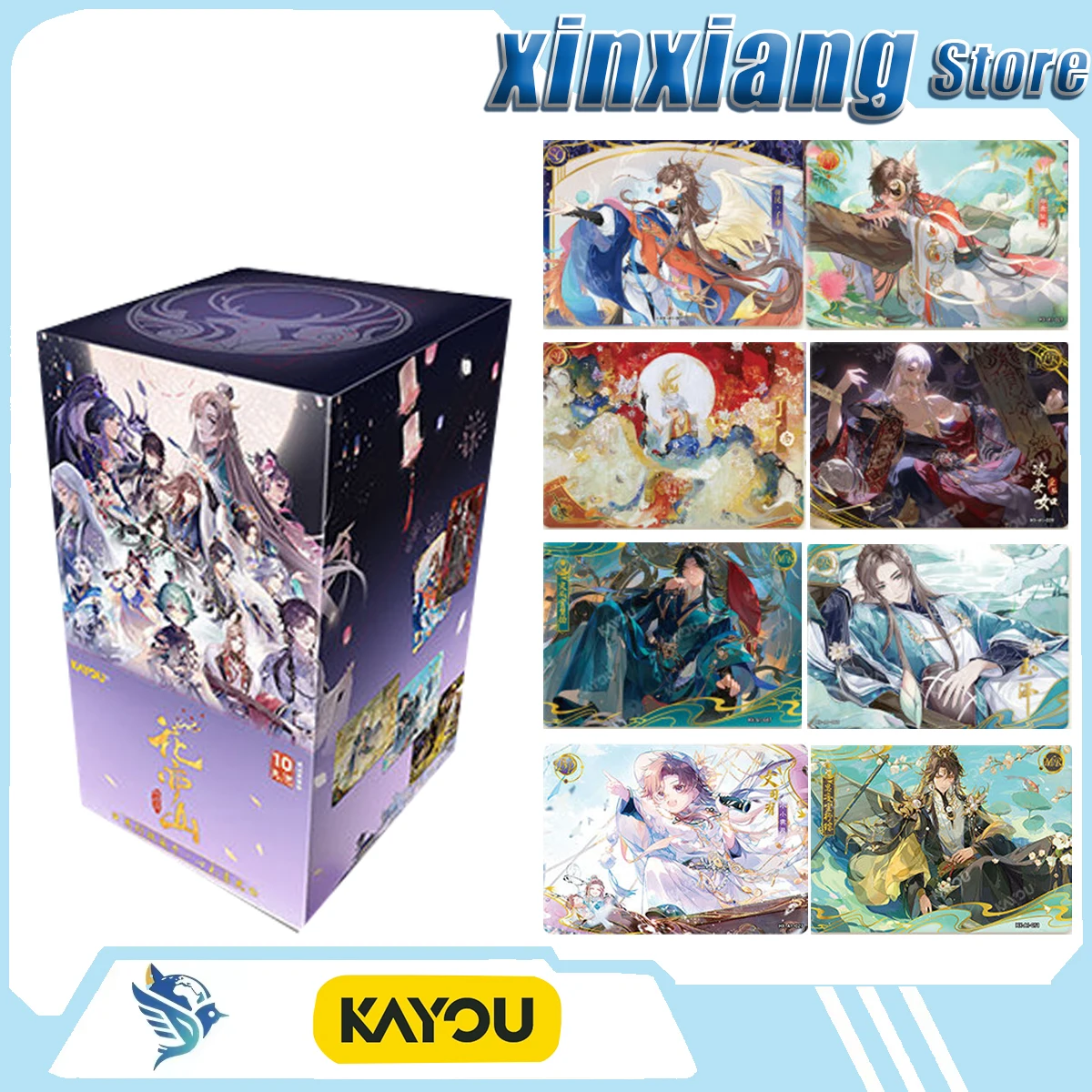 

Игрушка KAYOU Flower Yishan Heartful Moon с персонажами аниме и манги, вдохновленная традиционной китайской культурой и поп-культурой.