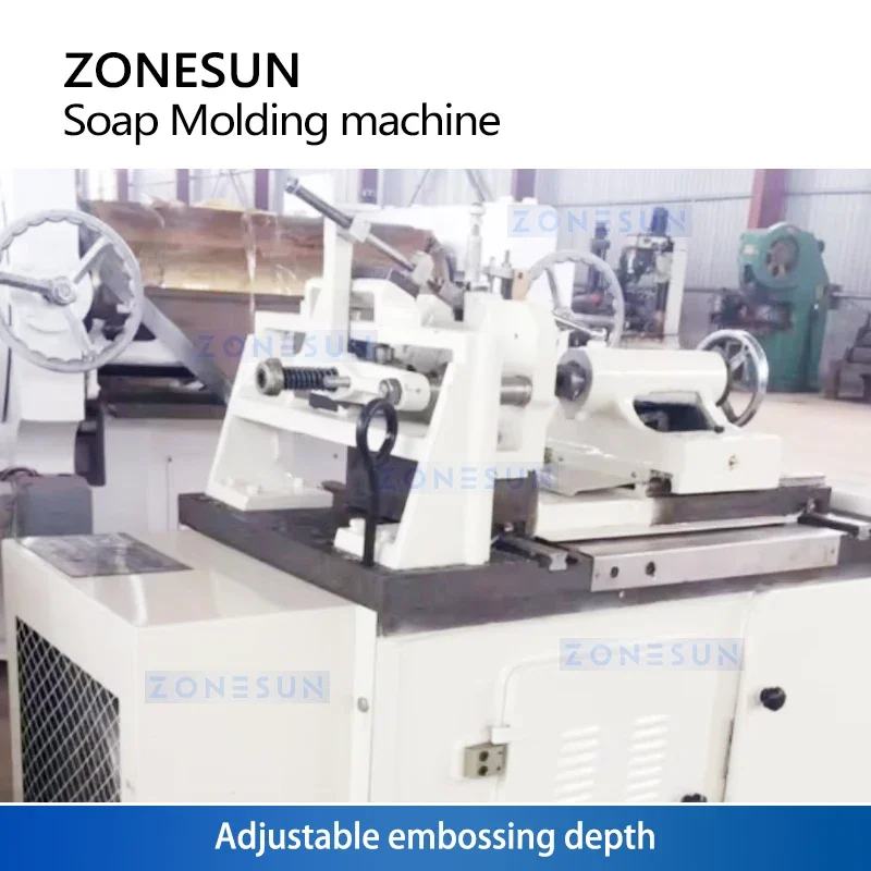 Zonesun ZS-SM120 Soap Bar Cutter Soap Bar Making Machine Bar Soap Stamping Machine