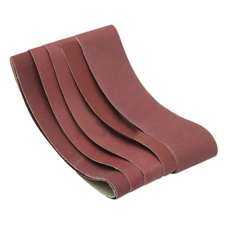 6pcs 915*100mm Aluminum Oxide Abrasive Sanding Belts Fits For Large Grinding Polishing 60/80/100/120/150/180 Grits