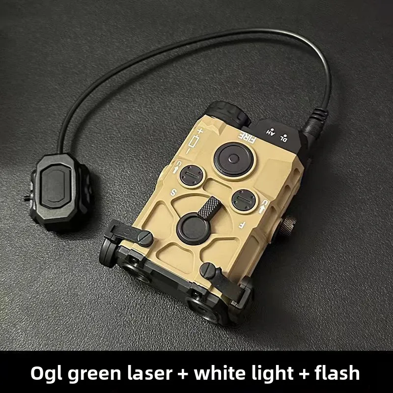 Tactical Nylon EOTEC OGL Laser Pointer Red Dot Blue Green IR Laser Indicator PEQ-15 OGL Infrared Sight for Airsoft Flashlight