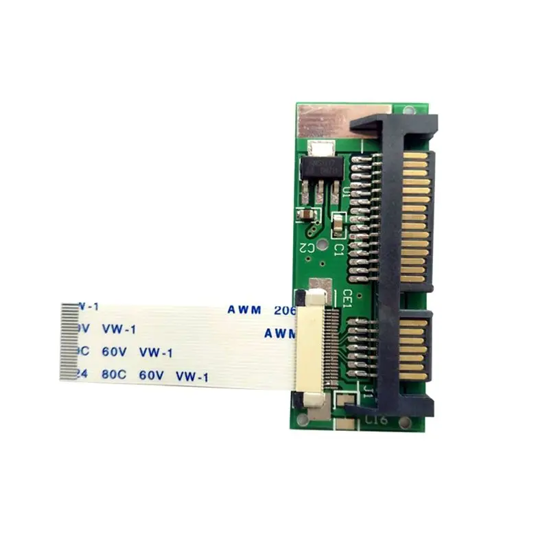 24Pin CE1.8-Inch LIF to 2.5-Inch SATA Hard Drive Adapter 24 Pin ZIF CE to 22Pin SATA Adapter Card