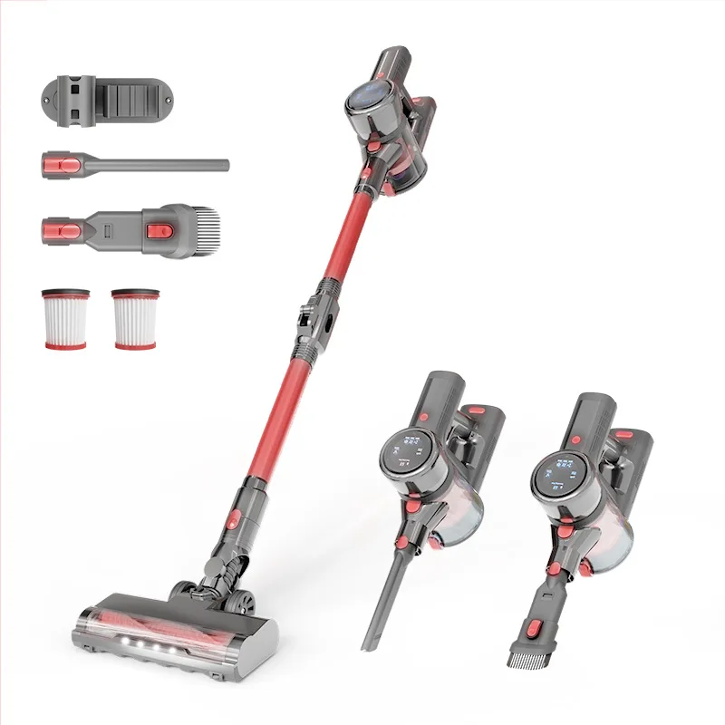 

Wireless vacuum cleaner, household brushless 200W motor vacuuming handheld vacuum cleaner