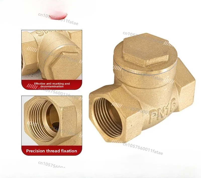 All-copper Horizontal Check Valve   Engineering 4 Minutes 6 Minutes 1 Inch DN15 20 25