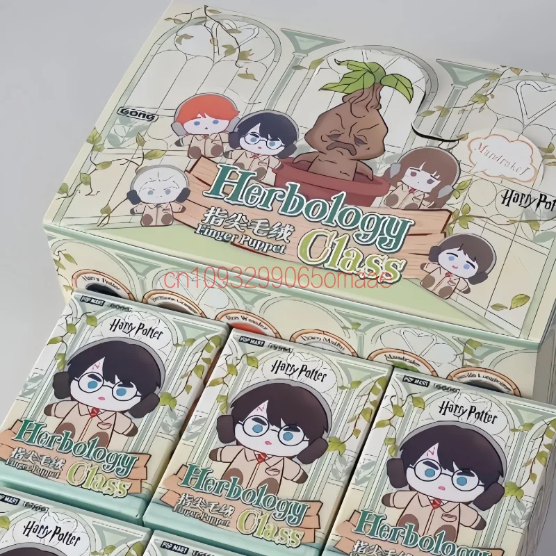 Pop Mart Harry Potter Herbología Clase de Herbología Mini Peluche Kawaii Caja Sorpresa Marioneta de Dedo Coleccionable Juguete de Personaje de Moda Regalo