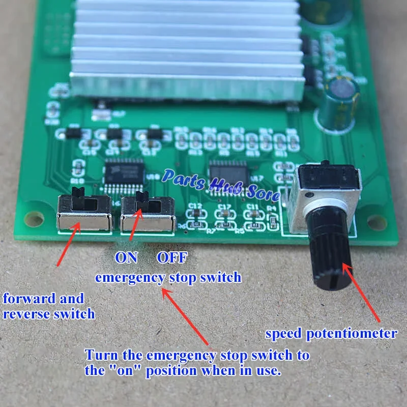 DC 6V-20V Multifunction BLDC Motor Driver PWM Speed Controller Start /Stop CW /CCW Module Board High Power for Brushless Motor