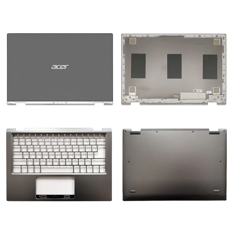 

New Laptop LCD Back Cover/Palmrest/Bottom Case For Acer Spin 1 SP1 SP111-32N SP111-34N C2X3 Top Back Case 11.6 inch Gray