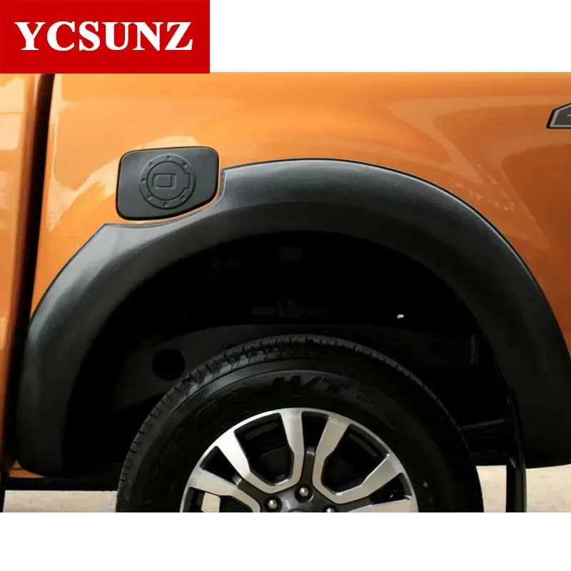 6 inch OEM Wheel Arch Fender Flares Mudguards For Ford Ranger Wildtrak T8 2019 2020 2021 MK3 Double Cabin Car Accessories