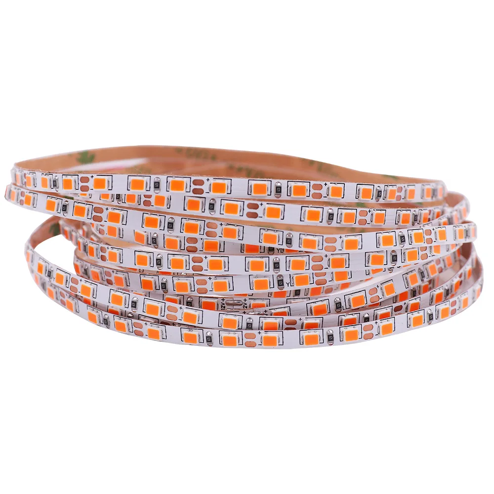 4MM LED Strip 5m 12V 2835 120Leds/m Flexible LED Tape Ribbon White/Warm White/Natural White/Orange LED Lights Room Decor