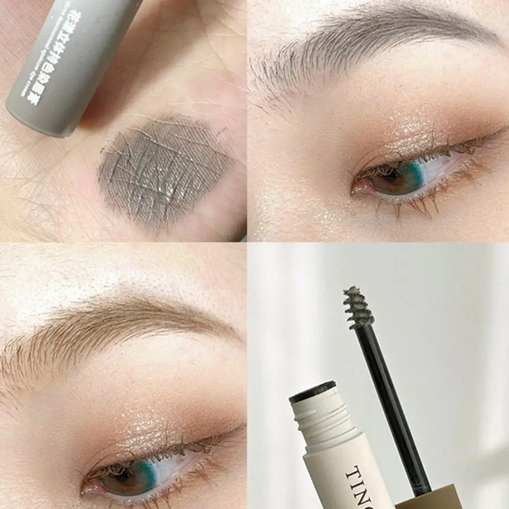 Eyebrow Gel Cream with Brush Waterproof LongLasting Fast Tinting Easy Dye DIY Natural Enhancers Brow Tattoo Tint Makeup Cosmetic