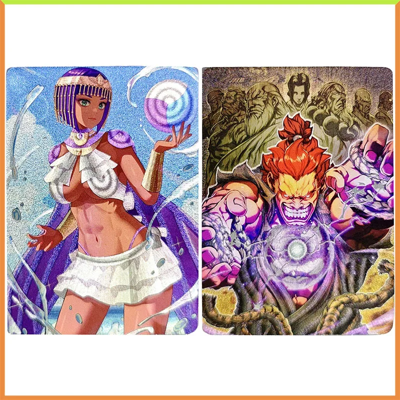 Anime Goddess Story DIY ACG Athena Ranjerus Foil Stamping Refraction Tabletop Games Collectible Card Toys for boys Birthday Gift