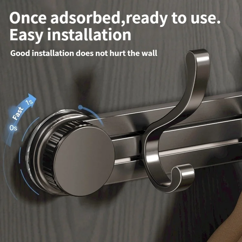 Suction Cup Wall Hooks, No Drill Multipurpose Hanger for Kitchen & Bathroom - view 2