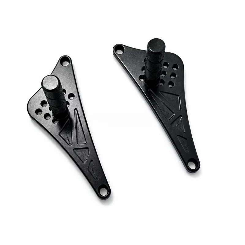7075 Aluminum Stunt Foot Peg Auxiliary Bracket Pair Aftermarket Upgrade Parts for Motorcycle