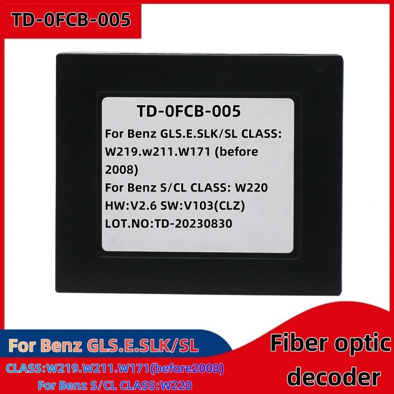 Автомобильный навигационный оптоволоконный декодер, адаптер для Porsche Cayenne, Mercedes Benz GLS W220 W219 W171 ML GL R CLS 04-15 лет Автомобильный навигационный оптоволоконный декодер, адаптер для Porsche Cayenne, Mercedes Benz GLS W220 W219 W171 ML GL R CLS 04-15 лет