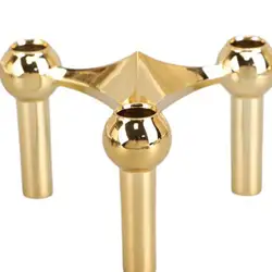 Modern Taper Candle Holder Candlestick Art for Living Room Wedding Party Silver