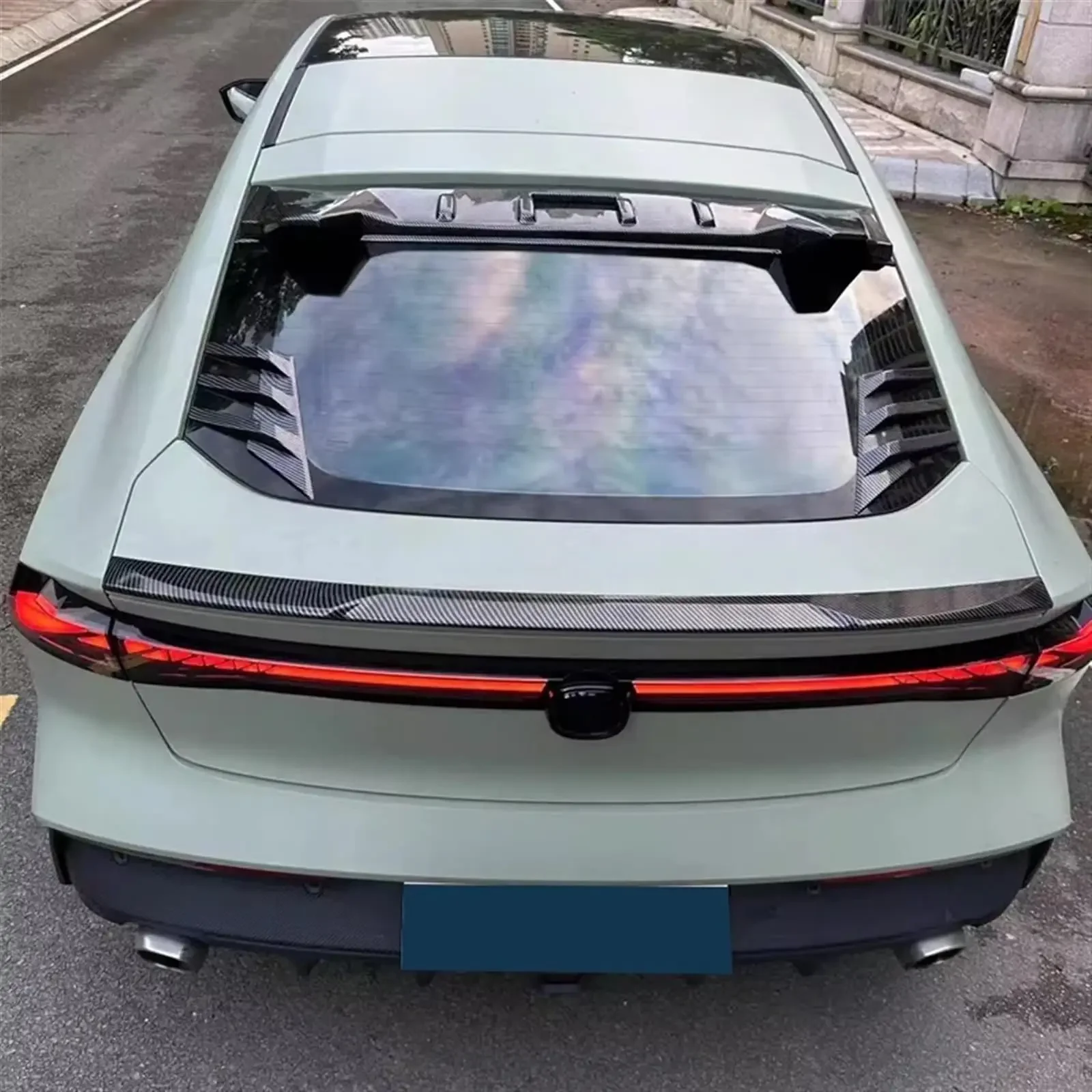 Rear Windshield Side Spoiler Side Vents Decoration General Window Louvers Universal Exterior Decorative Rear Wing  Accessories