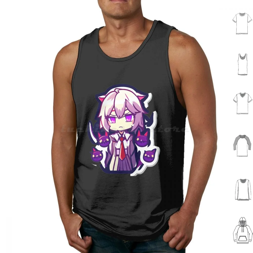 Honkai Star Rail Chibi Kafka , Honkai Star Rail Chibi Sampo , Honkai Star Rail Path Of The Hunt Classi ( 7 ) Vest Big Size