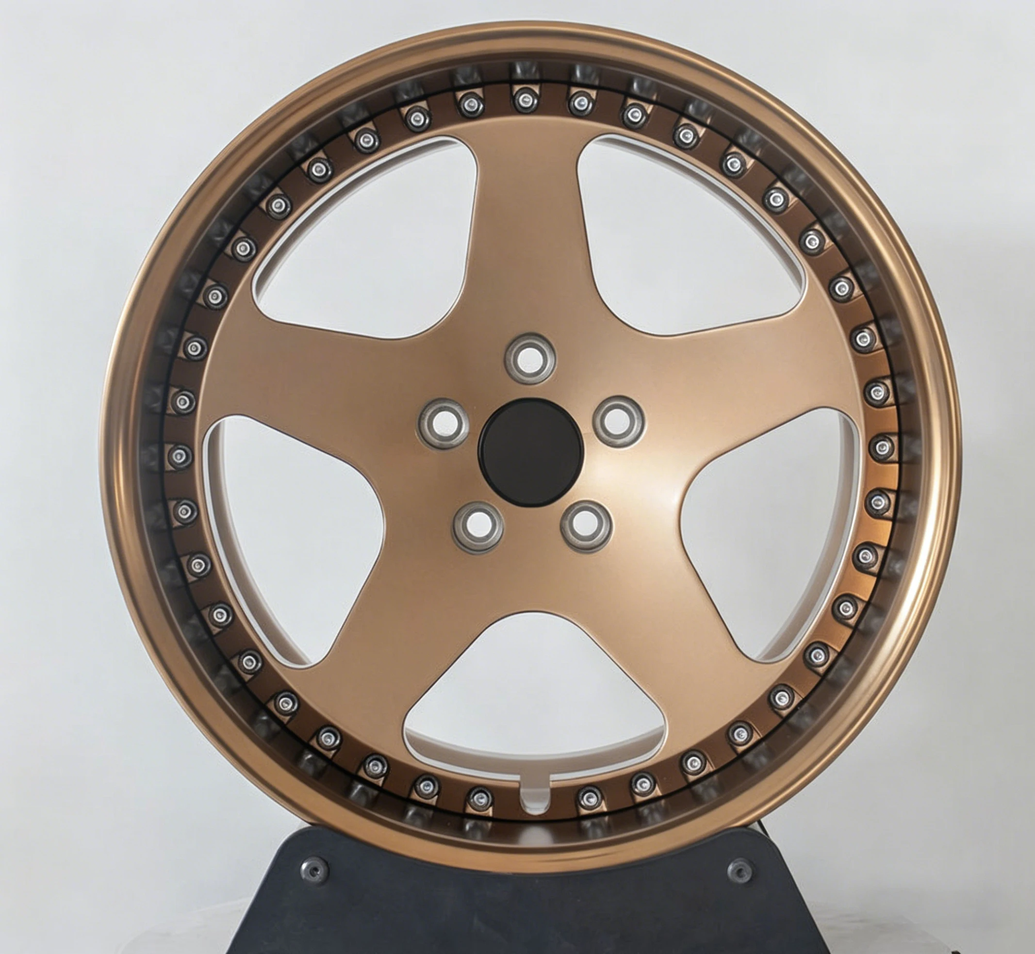 18-20inches Aluminum Forged Disc Wheel Hub,equipped with Rivets,A356.2alloy Material,with5spokes,suitable for Hondaa Civic