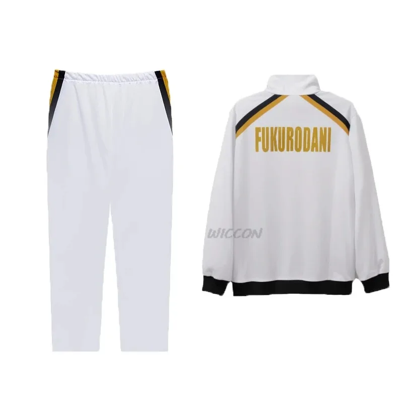 2025 yiyi Costume Cos Jacket Anime Volleyball Sportswear Karasuno Nekoma Aoba Johsai Fukurodani Inarizaki School Uniform Costum