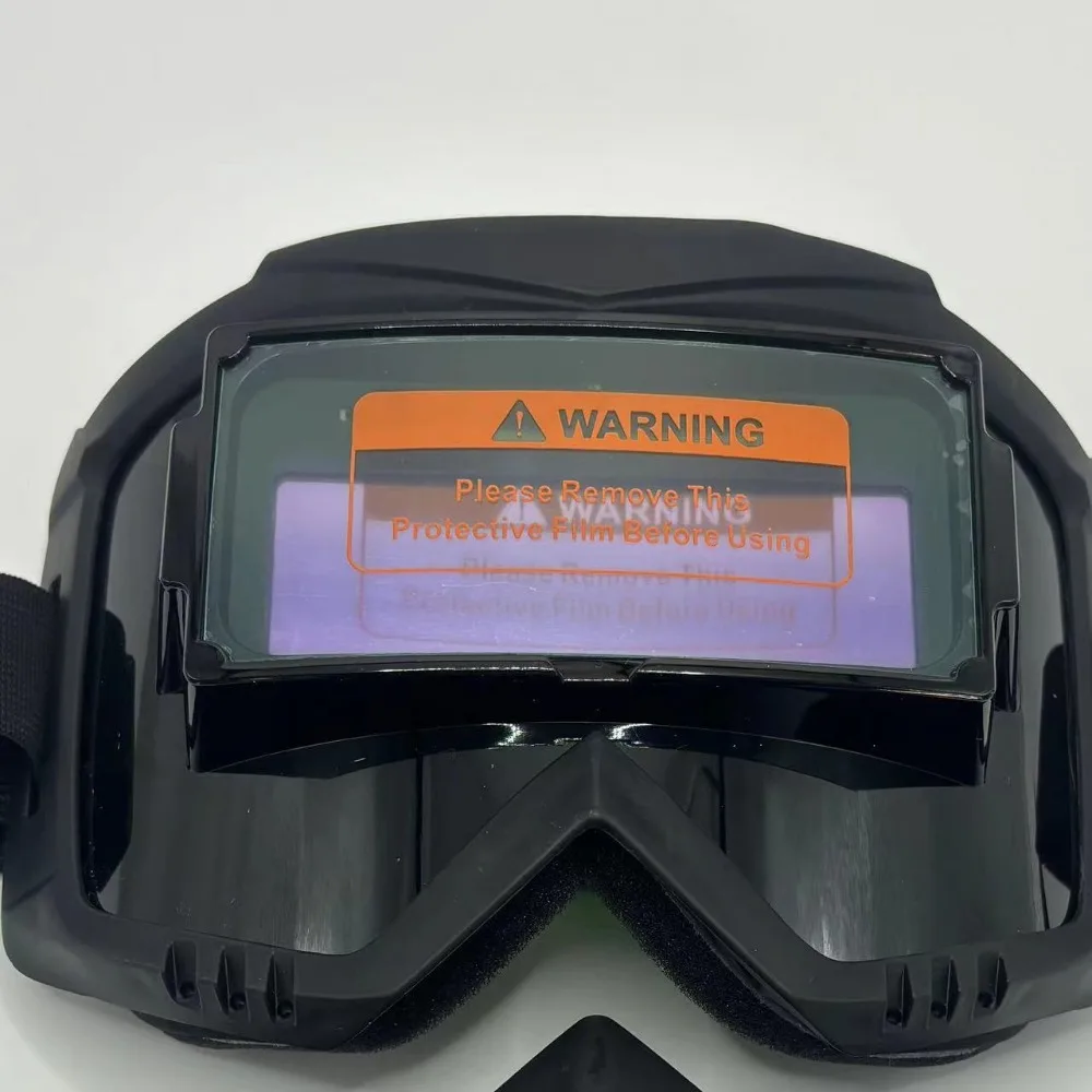 Auto Darkening Welding Glasses Detachable Split Type Face Shield Impact Resistant Adjustable Band Face Protector