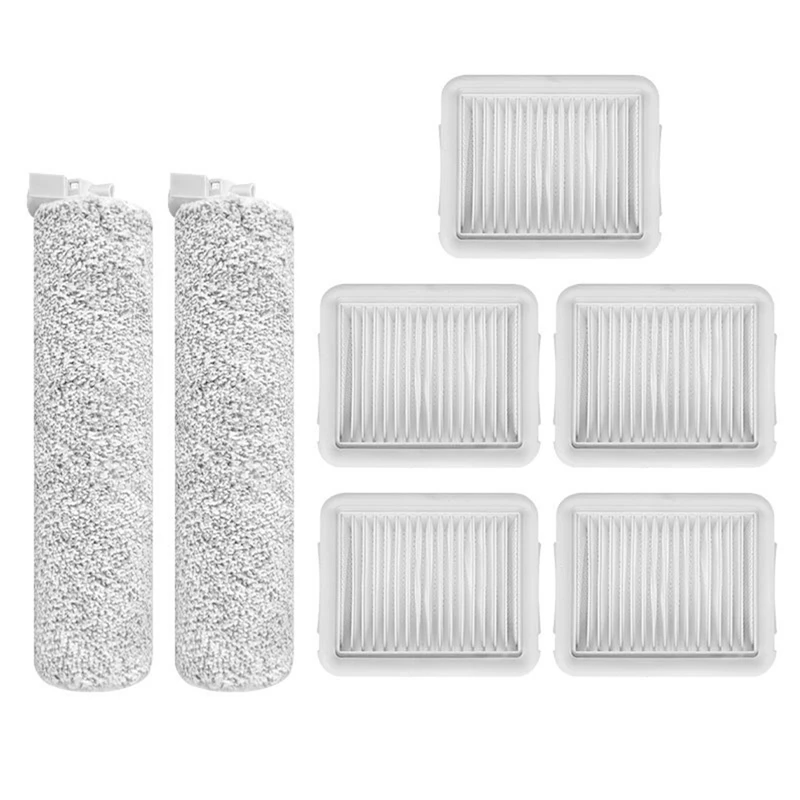 Roller Brush Filter Replacement Parts For Xiaomi Mijia Shunzao H100 Pro Wet And Dry Vacuum Cleaner