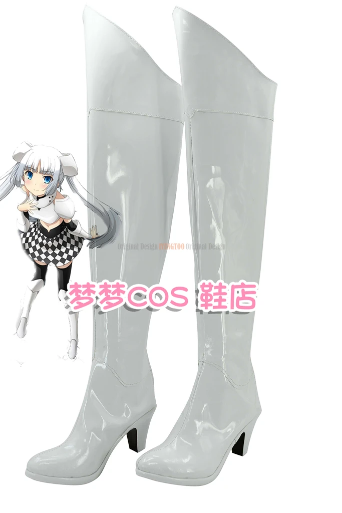 Miss Monochrome    Anime Characters Shoe Cosplay Shoes Boots Party Costume Prop