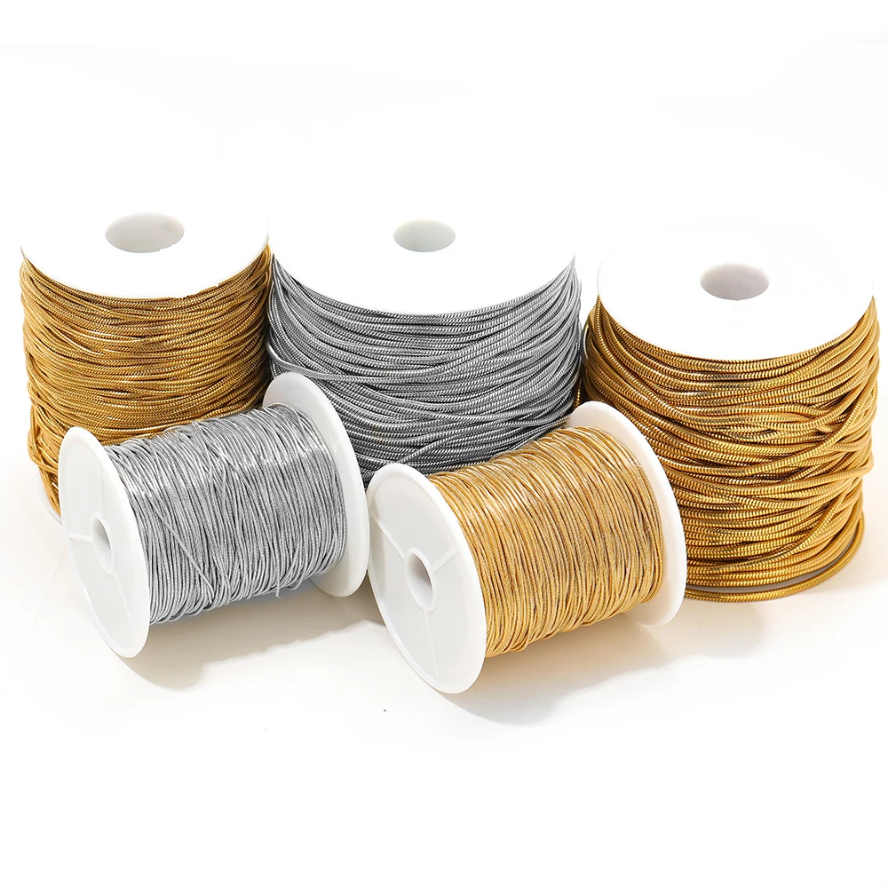2 Meters Stainless Steel 0.9/1.2/1.5/2/2.4mm Snake Bone Chains PVD Gold Chains for DIY Jewelry Making Necklace Bracelet Material