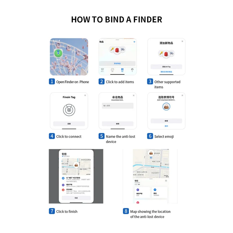 -A25M GPS المقتفي العلامة الذكية بلوتوث محدد جهاز تعقب العناصر مكتشف للمفاتيح محفظة الأمتعة الحيوانات الأليفة آيفون/آي باد/ماك