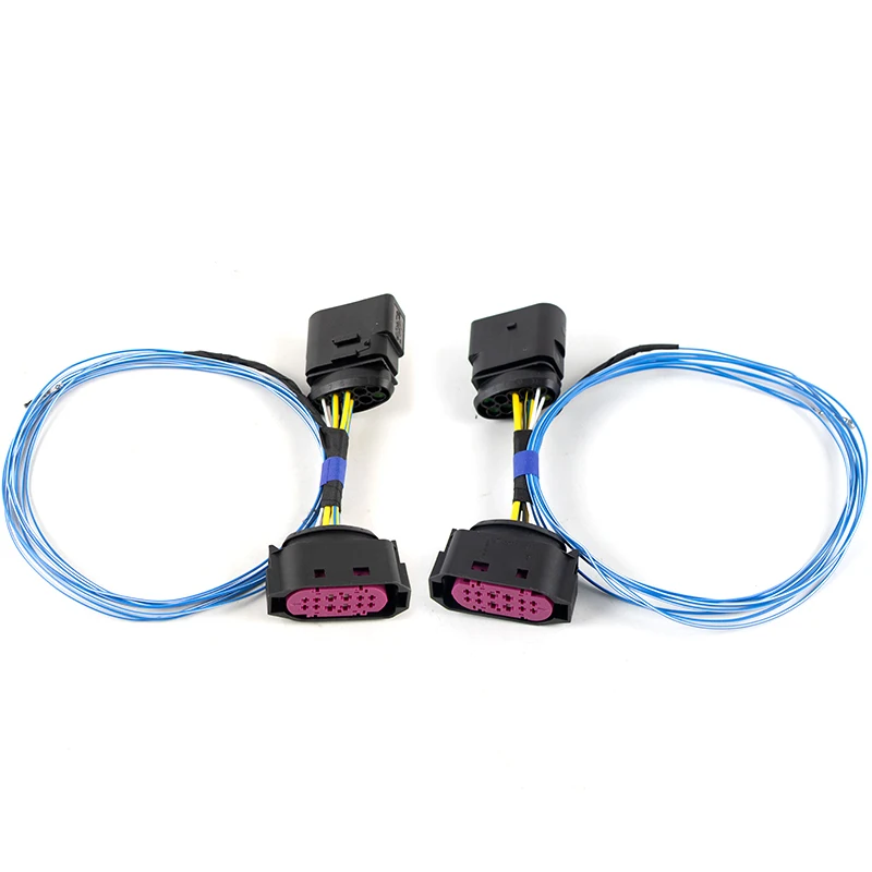 OEM For VW Golf 5 Jetta MK5 Car HID Xenon Headlight 10 to 12Pin Wiring Harness Connector Plug Adapter Extension  Cable