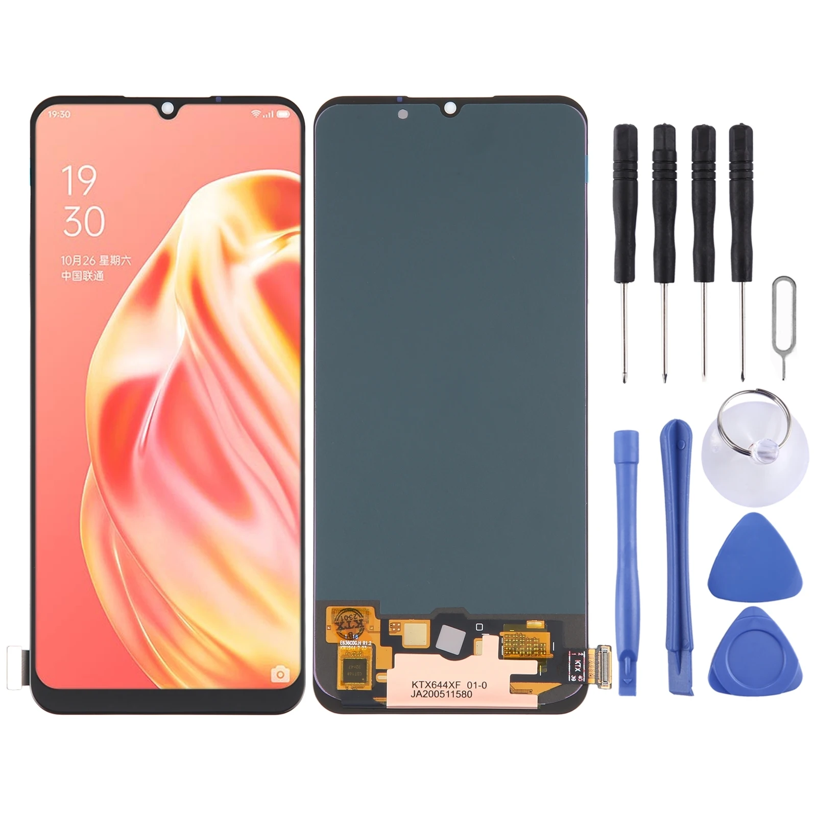 

OLED ЖК-экран для OPPO Reno3 4G / Reno3 5G / Reno3 Youth / A91 / F15 / F17 / A73 4G с дигитайзером в полной сборке