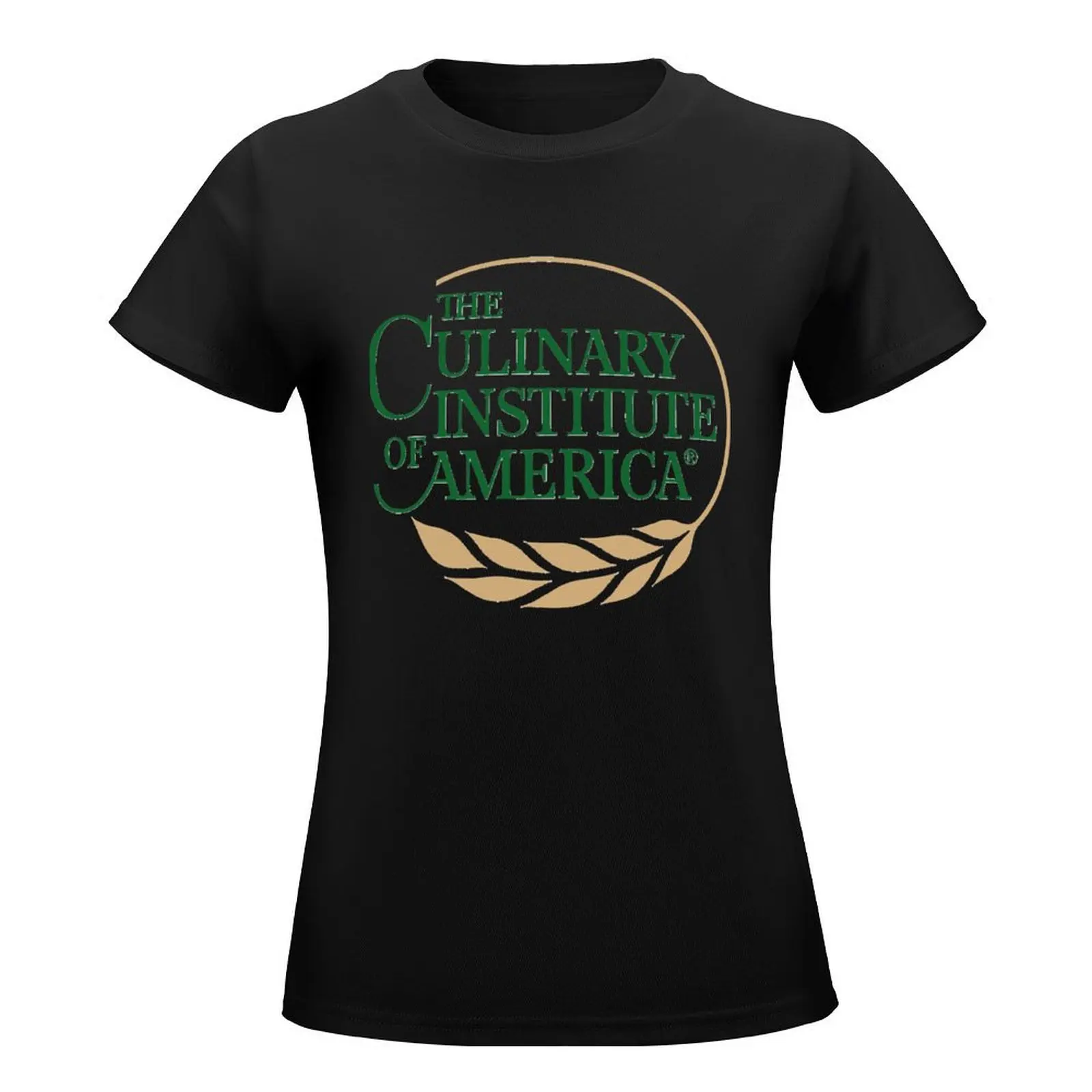 CIA (The Culinary Institute of America) T-Shirt Blouse cute tops oversized Womens clothing